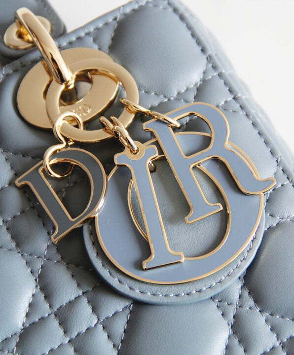 Christian Dior Lady Dior My Abcdior Bag Blue